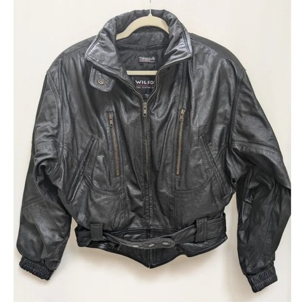 Wilsons Leather Black Jacket
